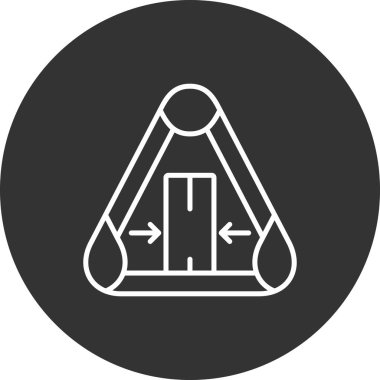 Pusula simgesi vektör simgesi, vektör illüstrasyonu