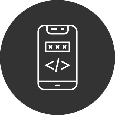 Cep telefonu. basit vektör