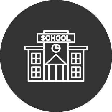 okul oluşturma vektör simgesi