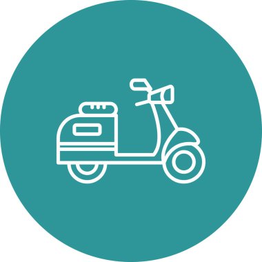 Mobilet. Web simgesi basit illüstrasyon