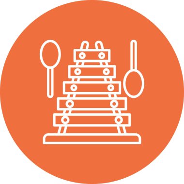 Gıda simgesinin vektör illüstrasyonu