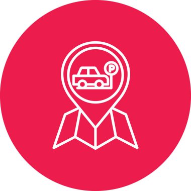 - Araba. Web simgesi basit illüstrasyon