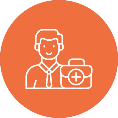 İnsan simgesinin vektör illüstrasyonu