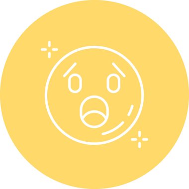 üzgün emoji simgesi tasarımı, vektör illüstrasyonu