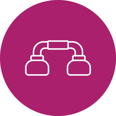 Modern b 'nin vektör illüstrasyonu telefon simgesinden yoksun