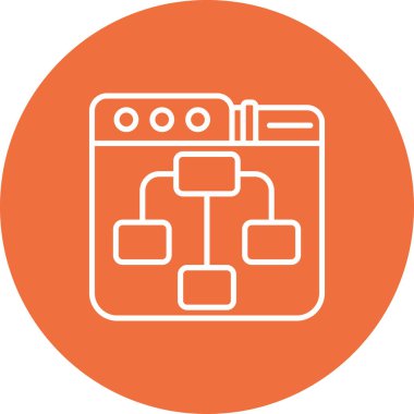 seo modern simgesinin vektör illüstrasyonu