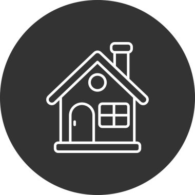 Web ve mobil uygulaması tasarımı, ev logo kavramı için beyaz arka plan üzerinde izole House simge vektör