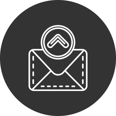 vektör posta simgesi illüstrasyonu