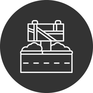 Modern simgenin vektör illüstrasyonu