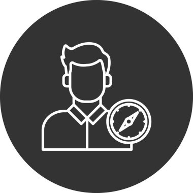 seo modern simgesinin vektör illüstrasyonu