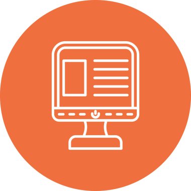 vektör dizüstü simgesi illüstrasyonu