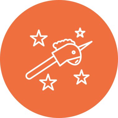 Bir simgenin vektör illüstrasyonu