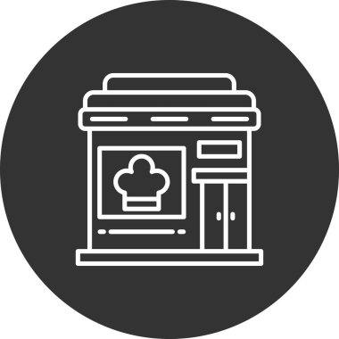 Gıda simgesinin vektör illüstrasyonu