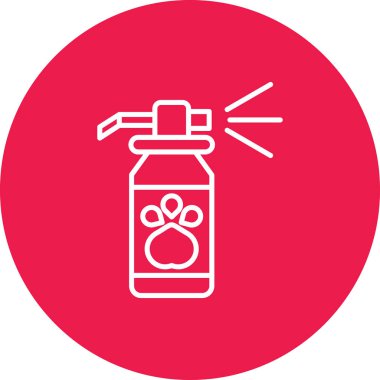 Bir şişe su ikonu vektör çizimi tasarımı