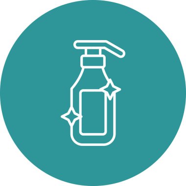 Temizleme simgesinin vektör illüstrasyonu