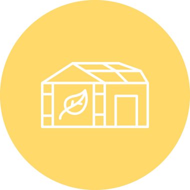 Modern ev simgesinin vektör illüstrasyonu