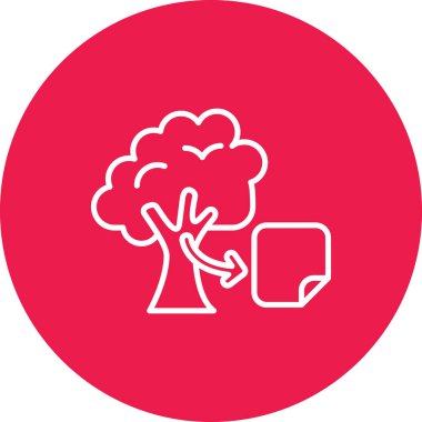 Modern bitki simgesinin vektör illüstrasyonu