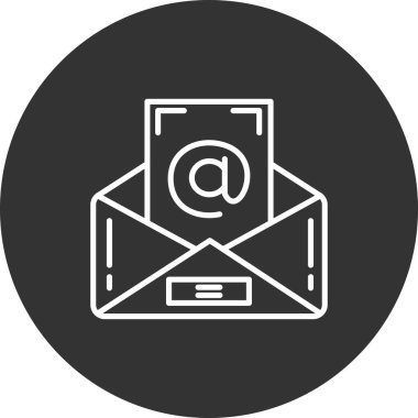 posta simgesi, illüstrasyon vektörü