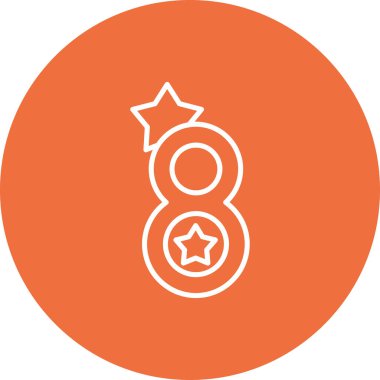 Mutlu yıllar kutlama ikonu