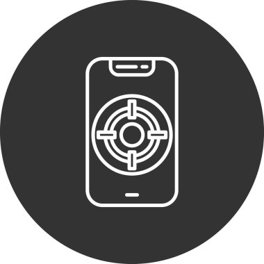 seo modern simgesinin vektör illüstrasyonu