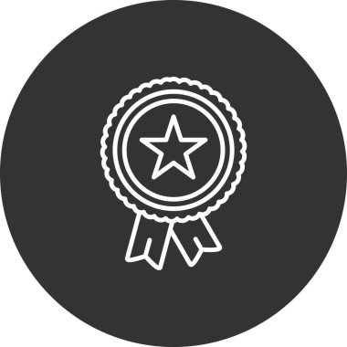 ödül rozeti simgesi, vektör illüstrasyonu