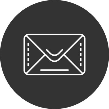 vektör zarf web simgesi