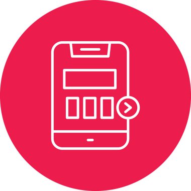 Telefon simgesi vektör illüstrasyonu