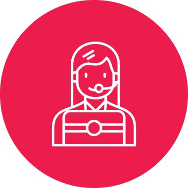 vektör kadın avatar simge