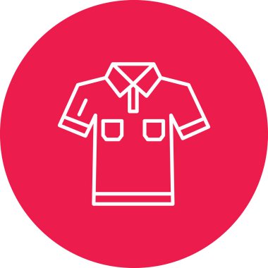 shirt simgesi vektör illüstrasyonu