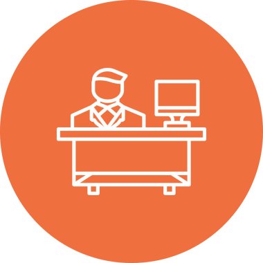 İş adamının vektör illüstrasyonu