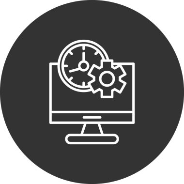 Web simgesi vektör illüstrasyonu