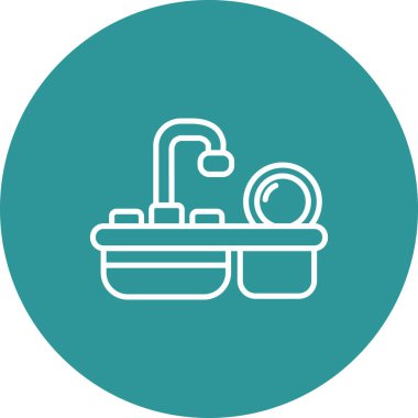 Modern simgenin vektör illüstrasyonu