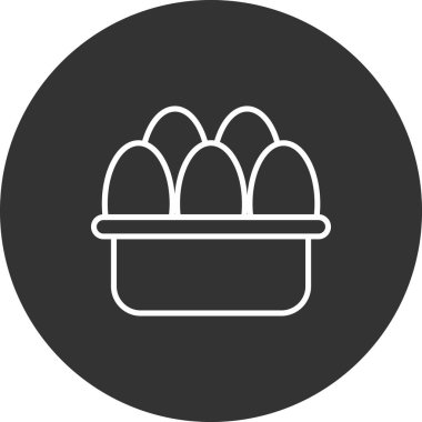 yumurta vektör simgesi