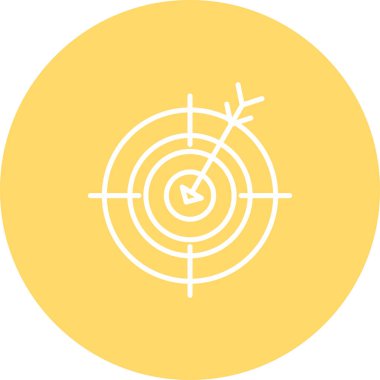 Hedefin vektör illüstrasyonu