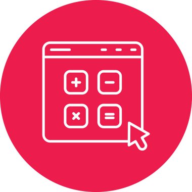 Uygulama simgesinin vektör illüstrasyonu