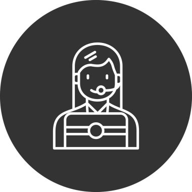 Man avatar simgesi vektör illüstrasyonu