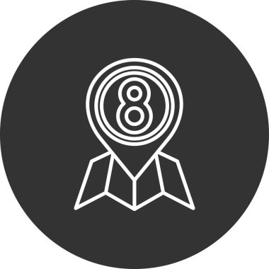 Modern b 'nin vektör illüstrasyonunda müziğin eksik simgesi