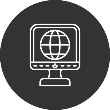 seo modern simgesinin vektör illüstrasyonu