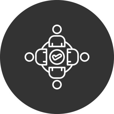 seo modern simgesinin vektör illüstrasyonu