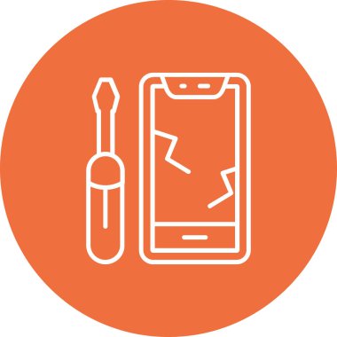 vektör telefon tamir simgesi