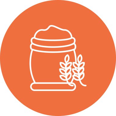 Gıda simgesinin vektör illüstrasyonu