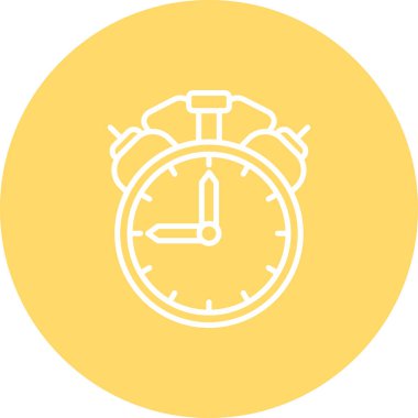 Alarm saat vektör simgesi