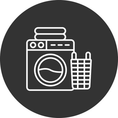 Çamaşır makinesi. Basit tasarım