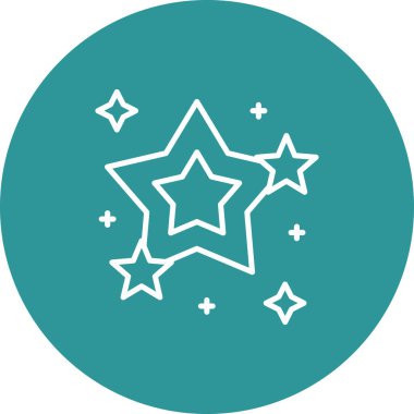 yıldız simgesi vektör illüstrasyonu