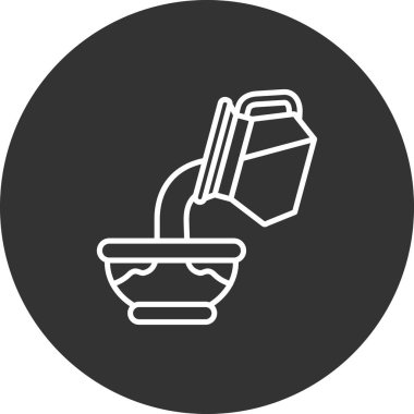 Gıda simgesinin vektör illüstrasyonu