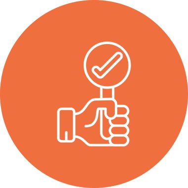 Bir simgenin vektör illüstrasyonu