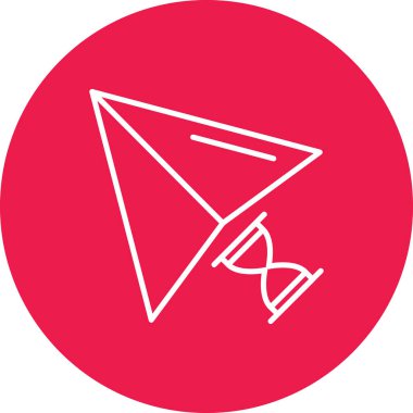 Bir düzlem işaretinin vektör çizimi