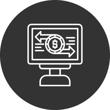 seo modern simgesinin vektör illüstrasyonu