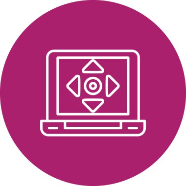 Seo simgesinin vektör illüstrasyonu