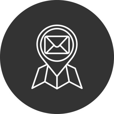 Posta simgesinin vektör illüstrasyonu